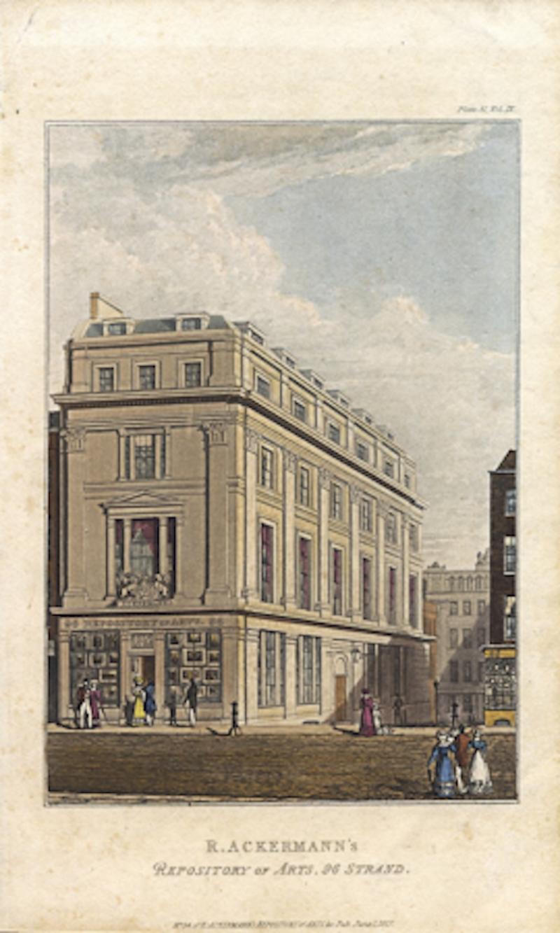 NO 182 R ACKERMANN REPOSITORY OF ARTS 96 STRAND 24CM X 15CM 
