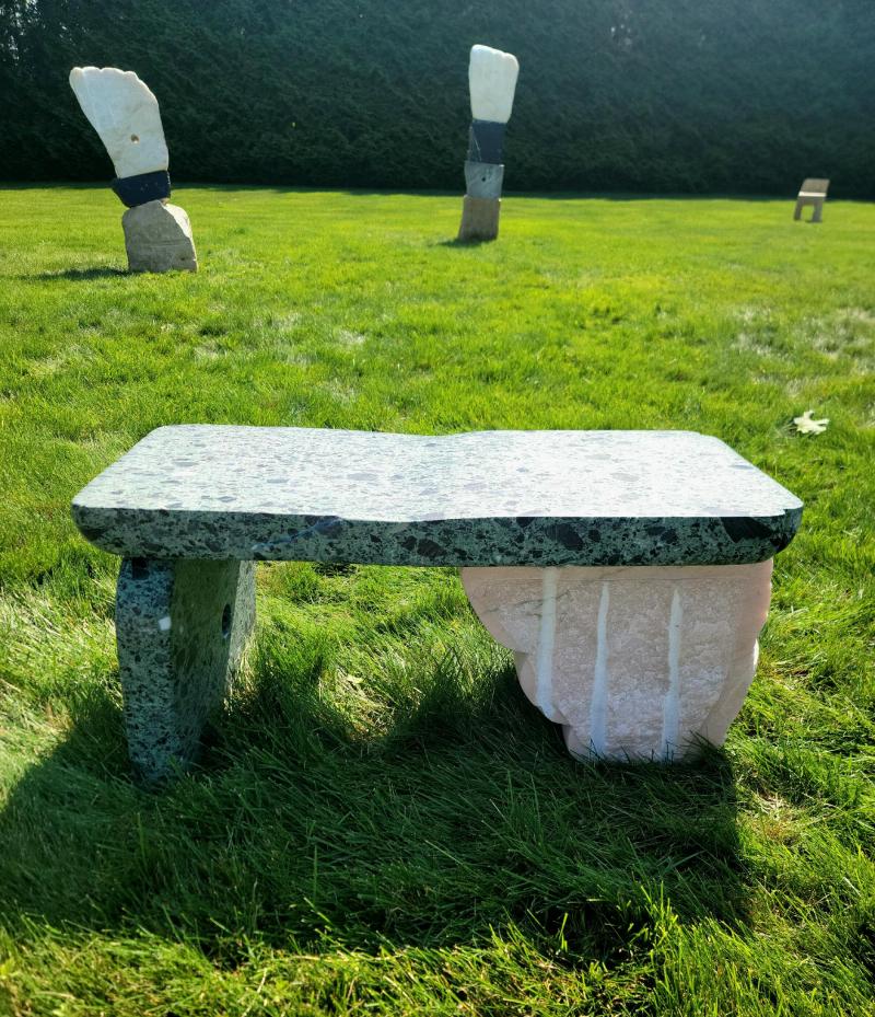 Nadia Yaron Ghost Flower Bench