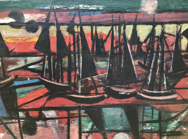 Nahum Tschacbasov Abstract Sailing 1945 