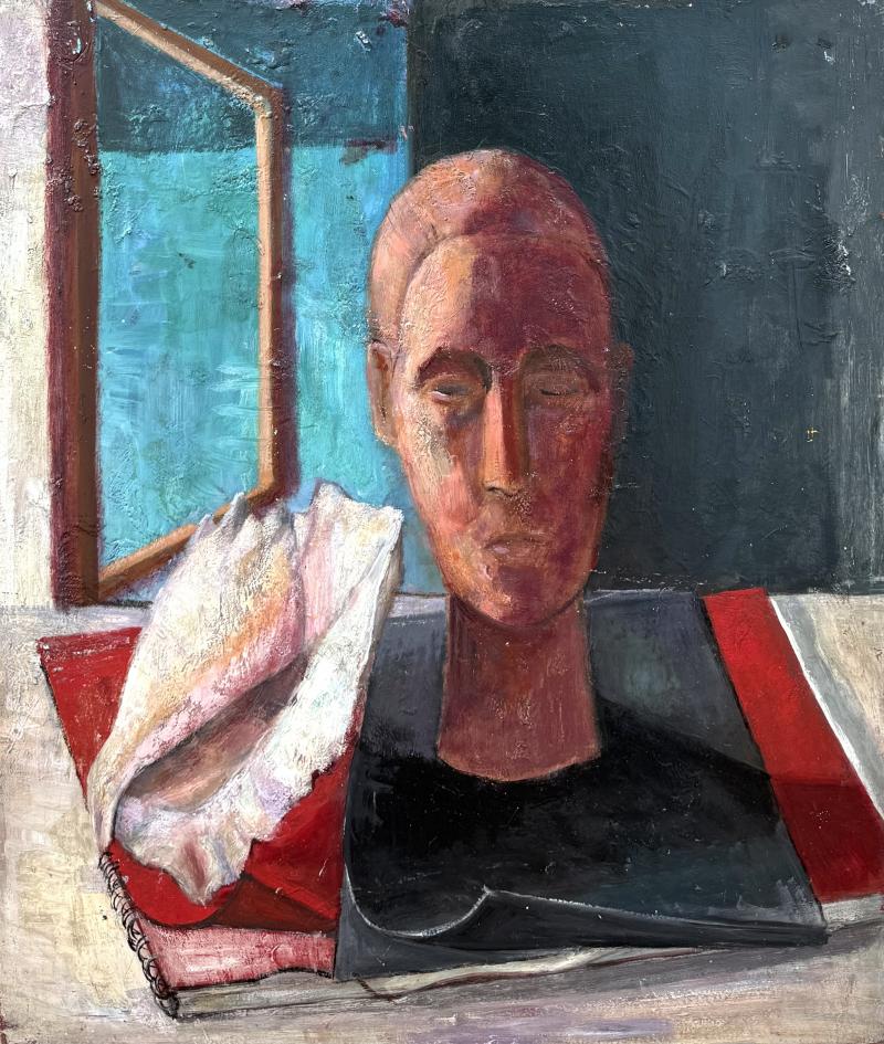 Nahum Tschacbasov Figure with Conch Shell 