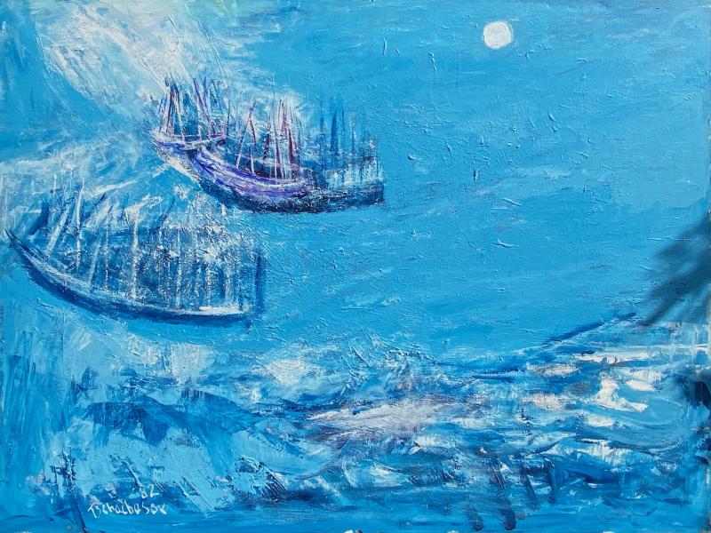 Nahum Tschacbasov Moonlight Sail 