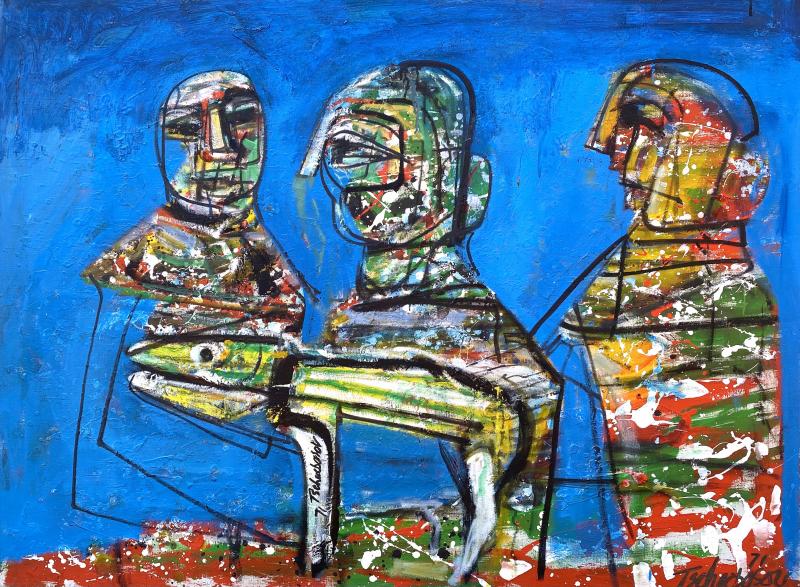 Nahum Tschacbasov Three Figures 