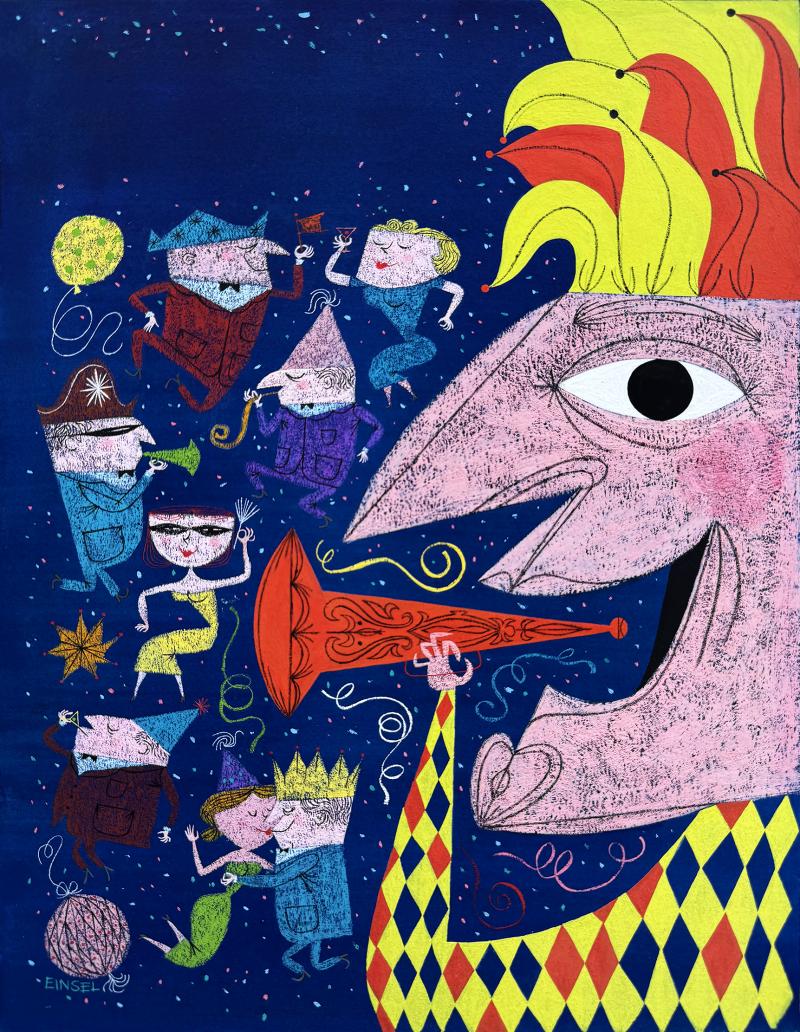 Naiad and Walter Einsel 1950s Martini Cocktail Party Art Kitschy Music Drinking Dancing