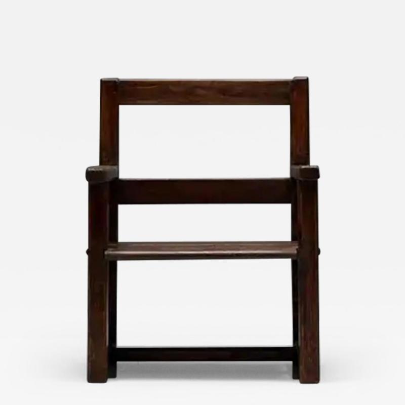Naive Folk Art Bench France 19th Century