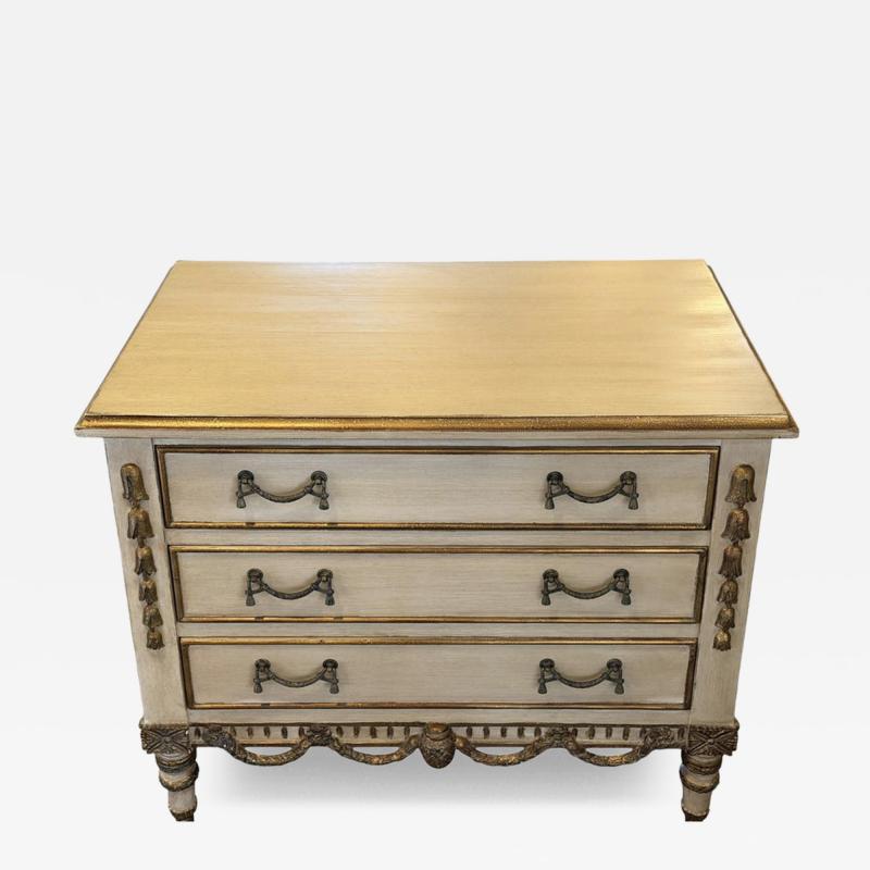 Nancy Corzine 36 Nancy Corzine Neoclassical Ivory Nightstand Commode Chest of Drawers