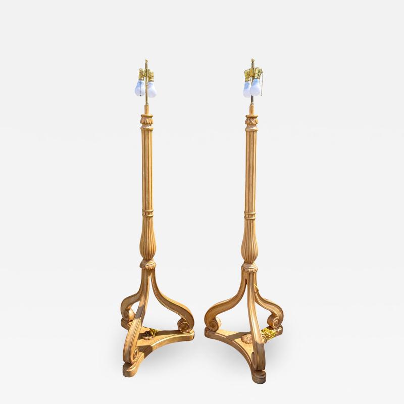 Nancy Corzine Art Deco Style Nancy Corzine La Roche Floor Lamp a Pair