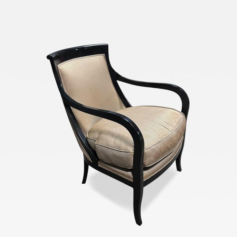 Nancy Corzine Nancy Corzine Napoleon Lounge Chair W Silk Down Cushion 1 of 2