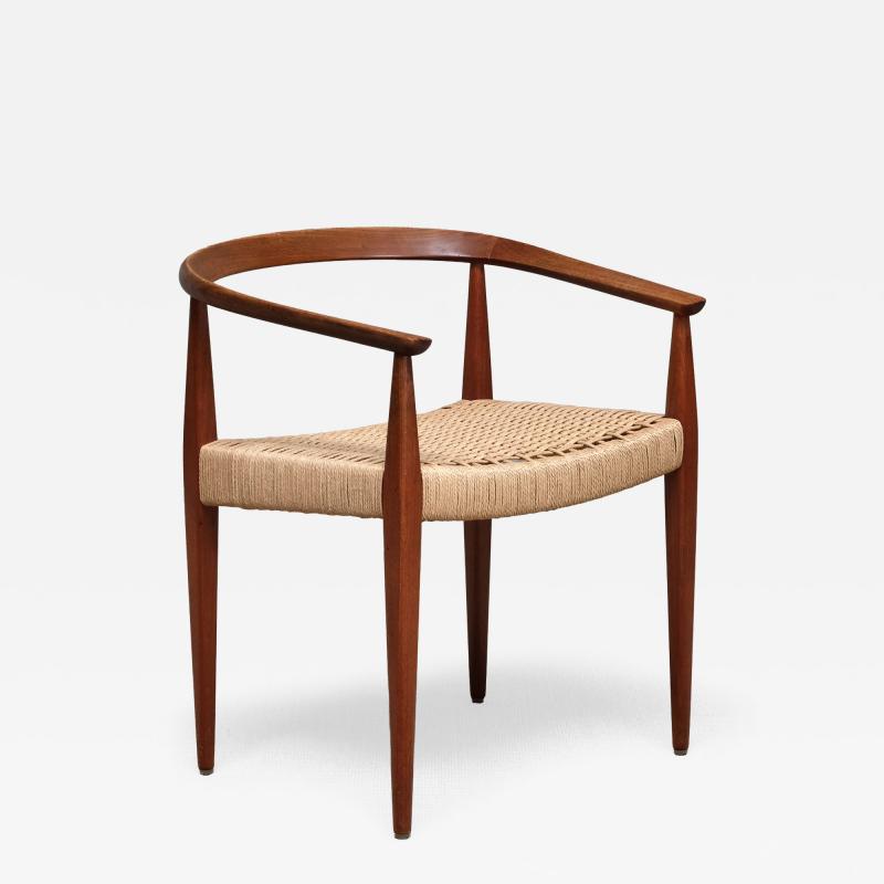 Nanna Ditzel Sculptural Nanna Ditzel Teak Armchair Model 113 Kolds Savvaerk Denmark 1950s