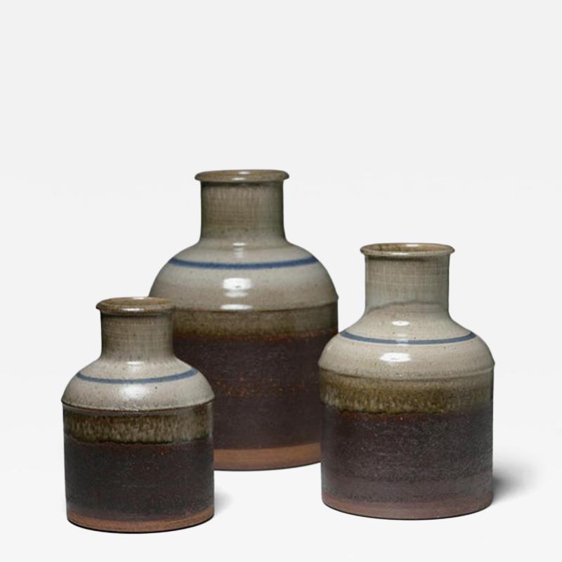 Nanni Valentini Set of Three Ceramic Vases by Nanni Valentini for Ceramica Arcore
