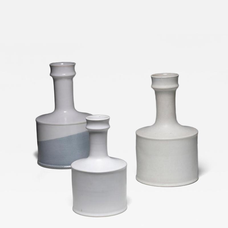 Nanni Valentini Set of Three Ceramic Vases by Nanni Valentini for Laboratorio Pesaro