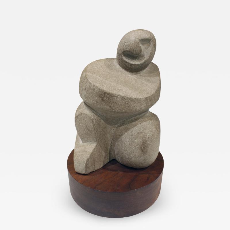 Naomi Feinberg Naomi Feinberg Buddha Sculpture in Limestone 1960s