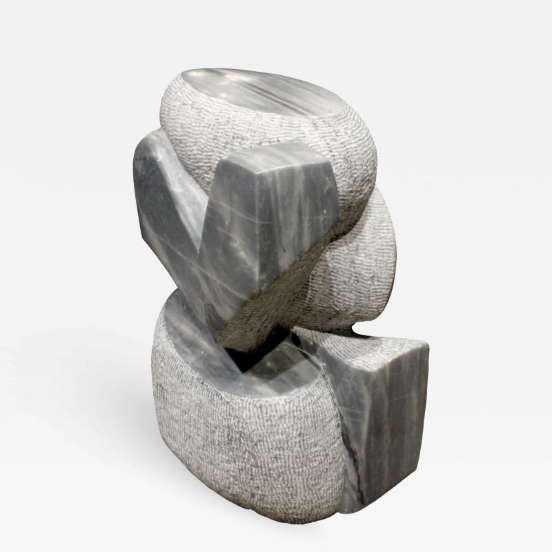 Naomi Feinberg Naomi Feinberg Visitor Sculpture in Grey Granite 1970s