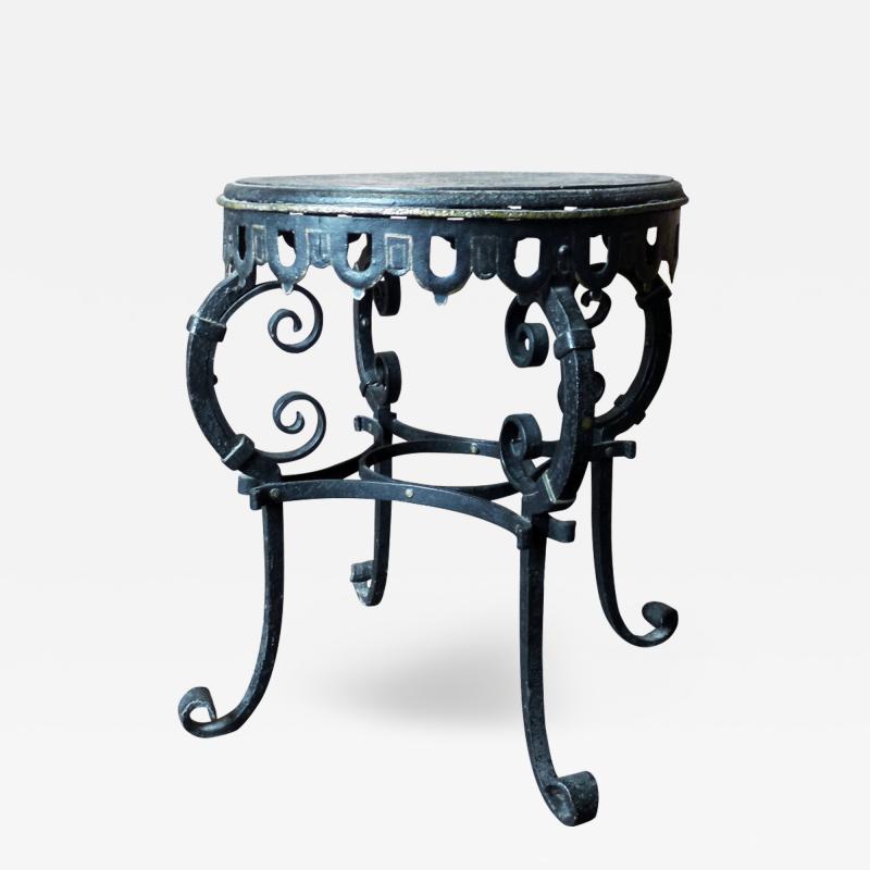 Napoleon III Circular Iron Table