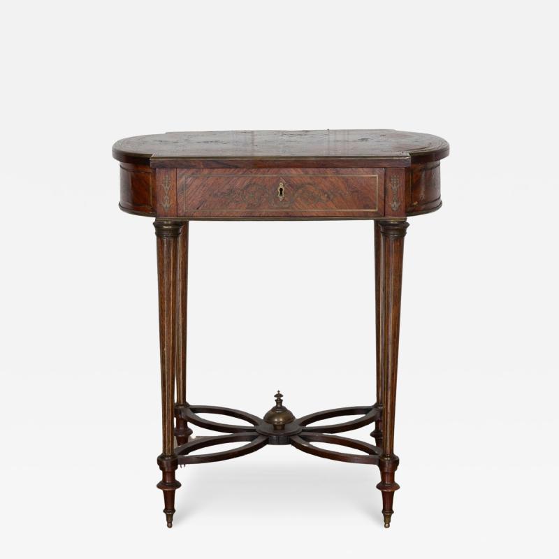 Napoleon III Marquetry Side Table France circa 1870