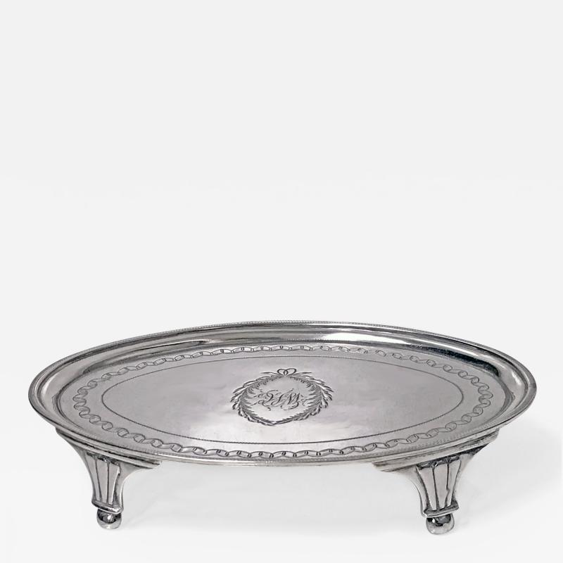 Napthali Hart Georgian Silver Waiter Salver London 1801 Urquhart and Hart