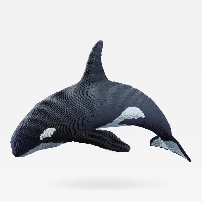 Nathan Sawaya Orca Nathan Sawaya