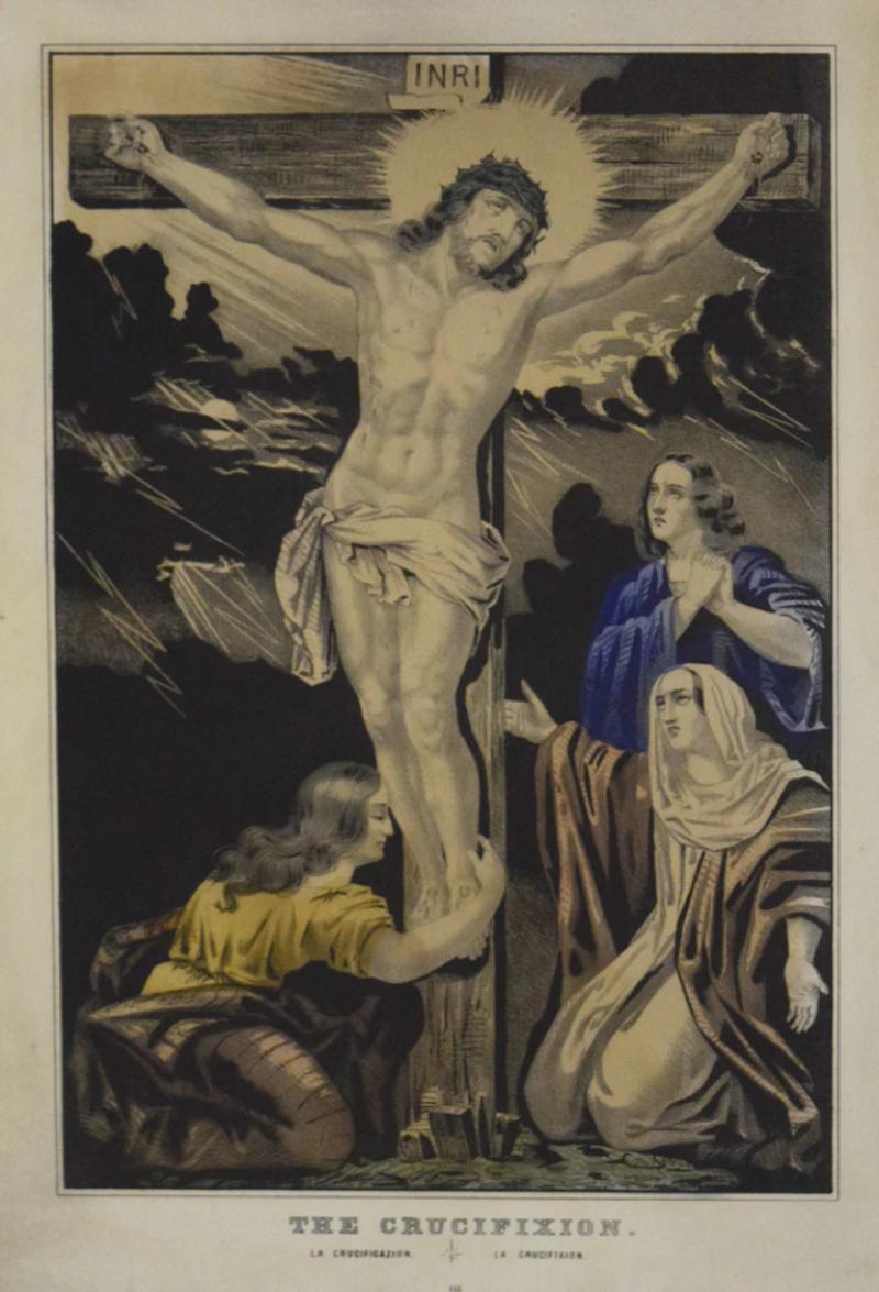 Nathaniel Currier NATHANIEL CURRIER 1813 1888 THE CRUCIFIXION