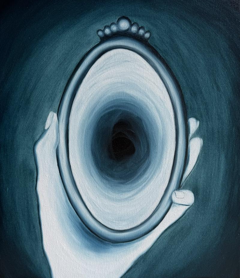 Natia Sapanadze Melancholy Looks into the Mirror