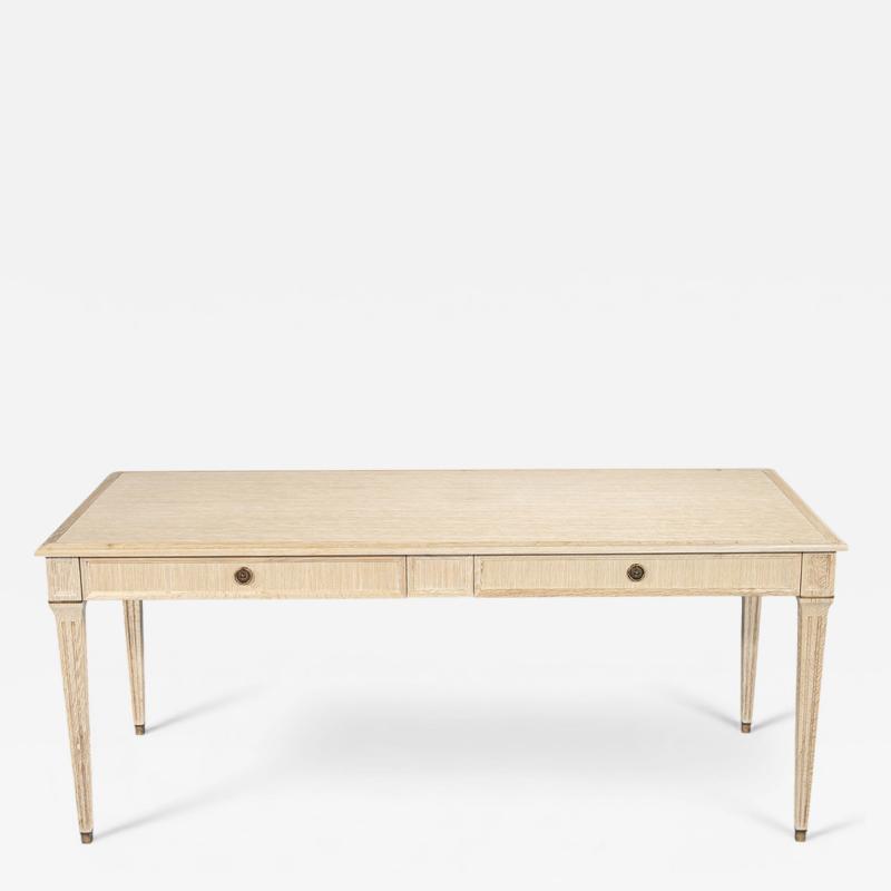 Natural Oak Writing Desk Louis XVI Inspired