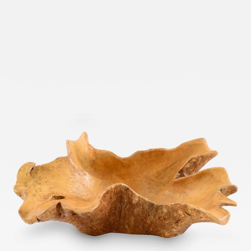 Natural Tree Trunk Decorative Bowl