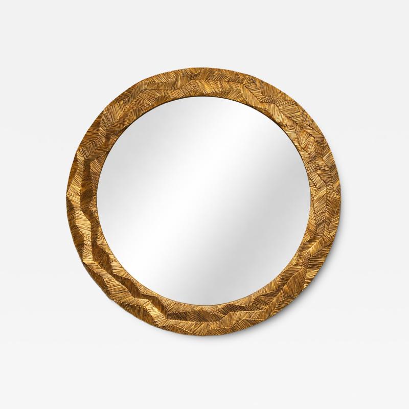 Nature inspired textured mirror