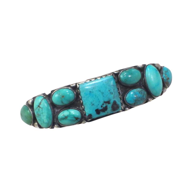 Navajo style multi stone bracelet by Jock Fabour