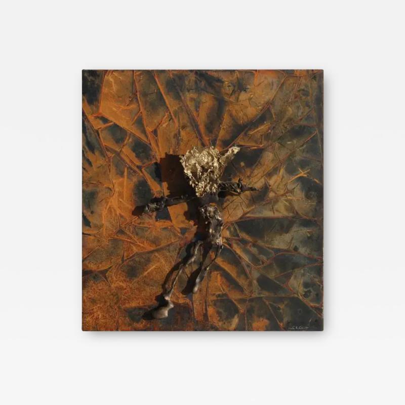 Navid Ghedami Abstract Metal Relief by Navid Ghedami
