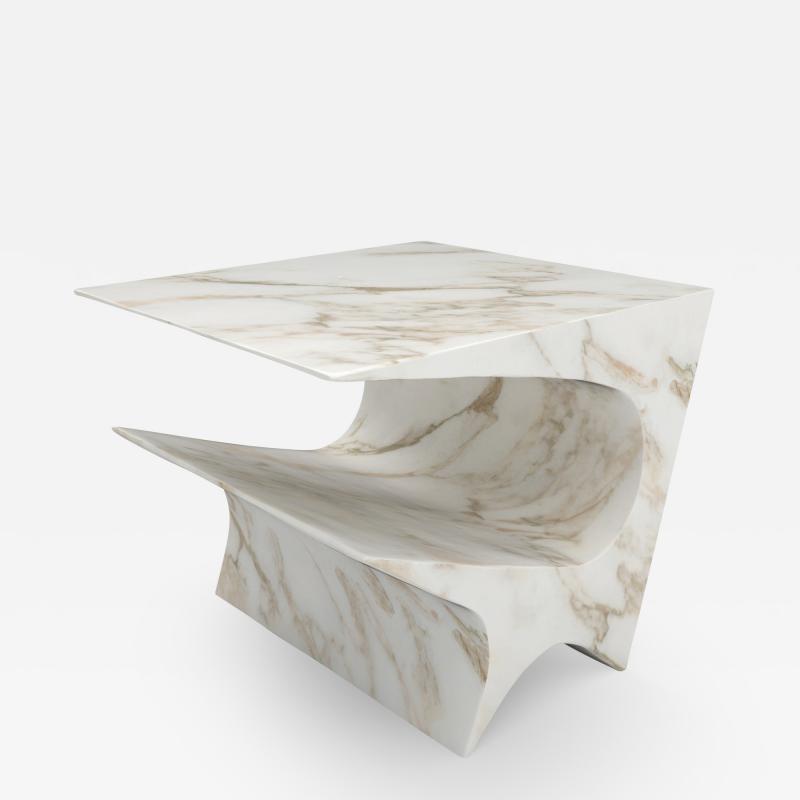 Neal Aronowitz Star Axis Side Table in Marble