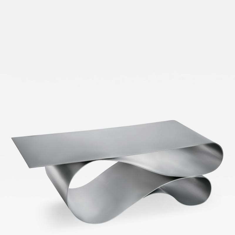 Neal Aronowitz Whorl Coffee Table in Powder Coated Aluminum by Neal Aronowitz