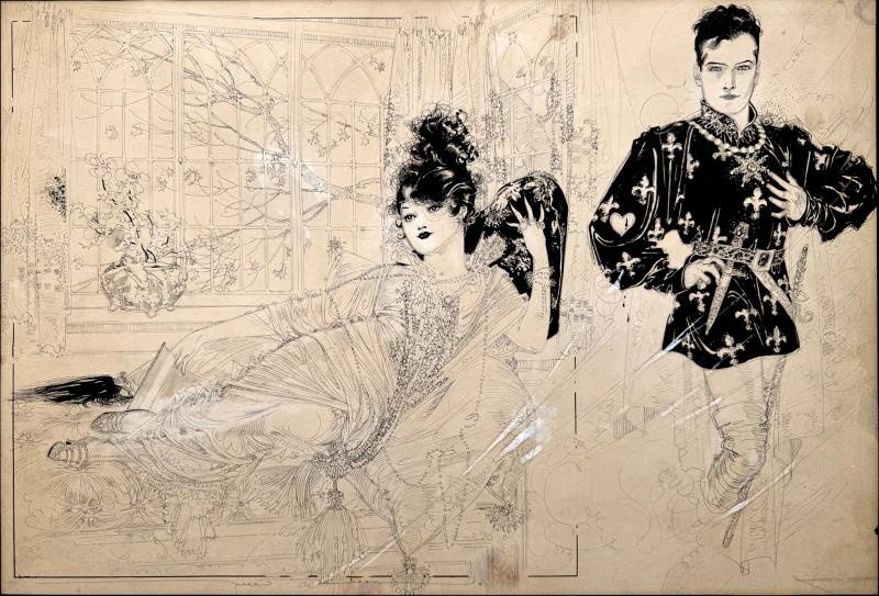 Nell Mrs Bruce Mac Rae Brinkley Woman Daydreaming of her Prince Charming