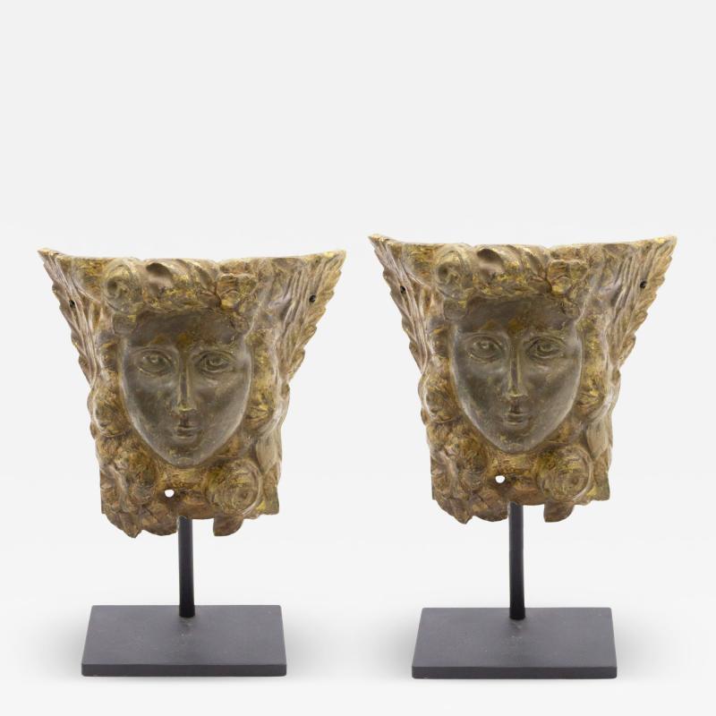 Neo Classic Bronze Womans Masks