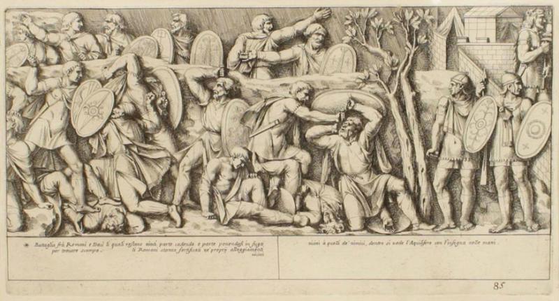 Neo Classic Roman Historical Scene Print