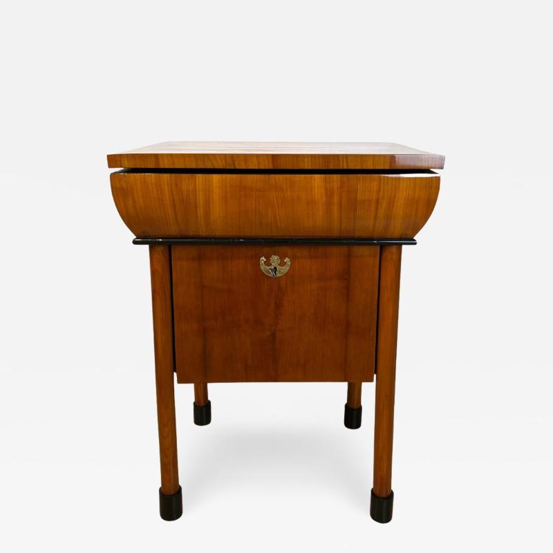 Neoclassical Biedermeier Small Furniture Cherry Veneer Austria circa 1830