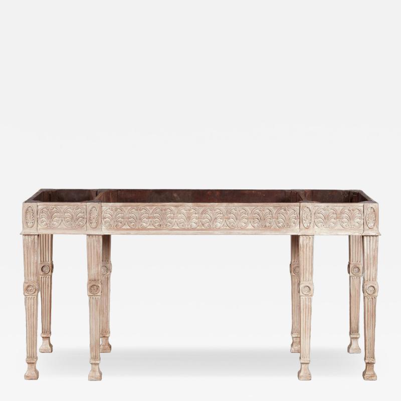 Neoclassical Carved and Painted Console