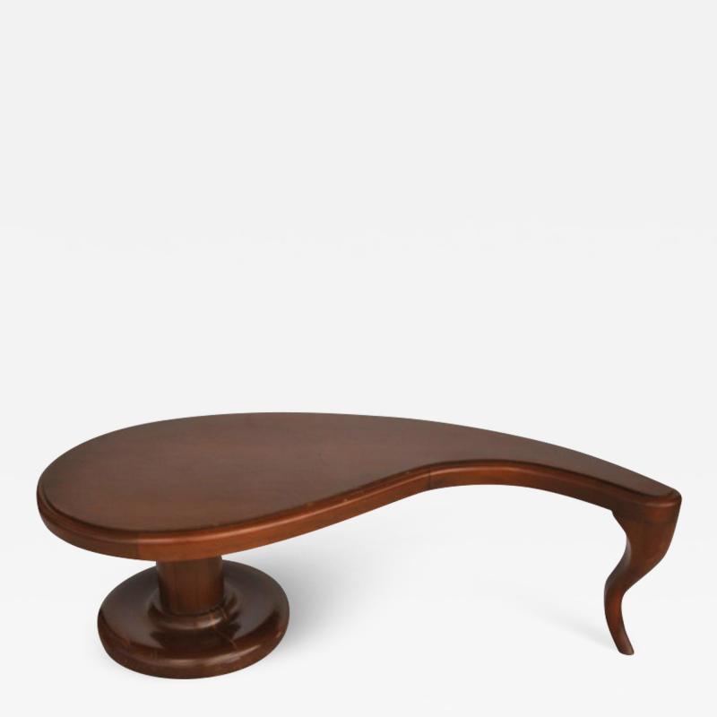 Neoclassical Teardrop Coffee Table by John Tavis