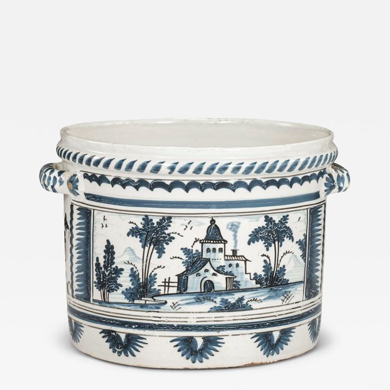 Nevers Faience Pot a Oranger