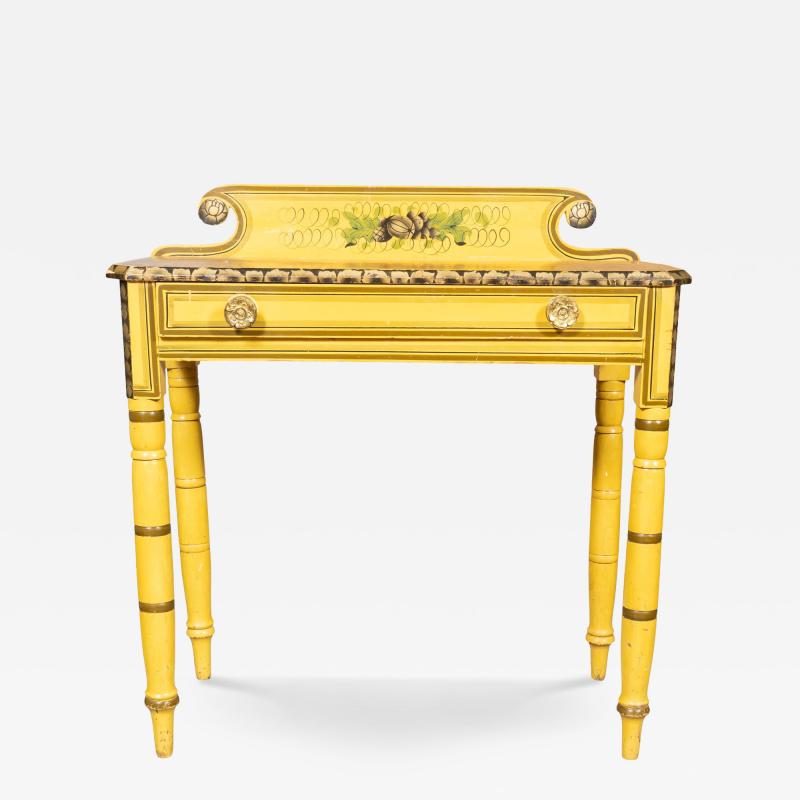 New England Painted Federal Side Table