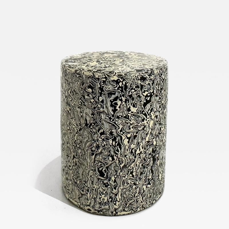 Nick Missel Flow Series Stool Black White 2025