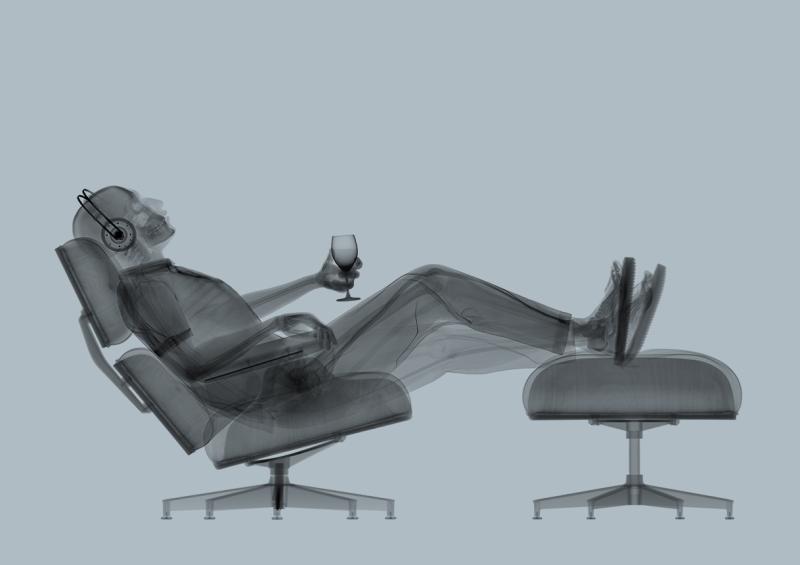 Nick Veasey Eames Chillin Grey