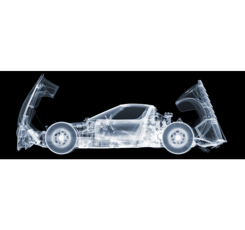 Nick Veasey Lamborghini Miura