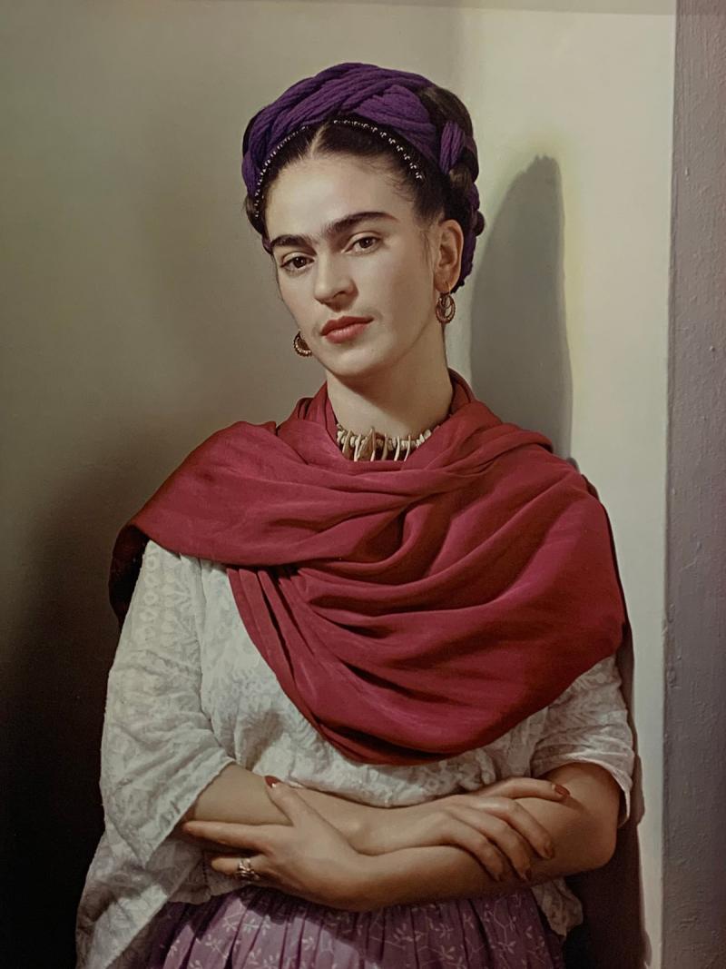 Nickolas Muray Frida Kahlo with Magenta Rebozo Classic 1939