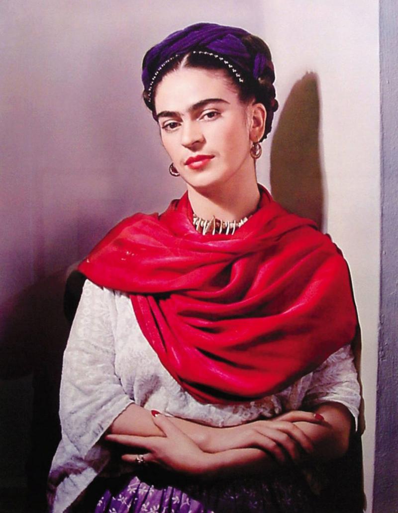 Nickolas Muray Frida Kahlo with Magenta Rebozo Classic 
