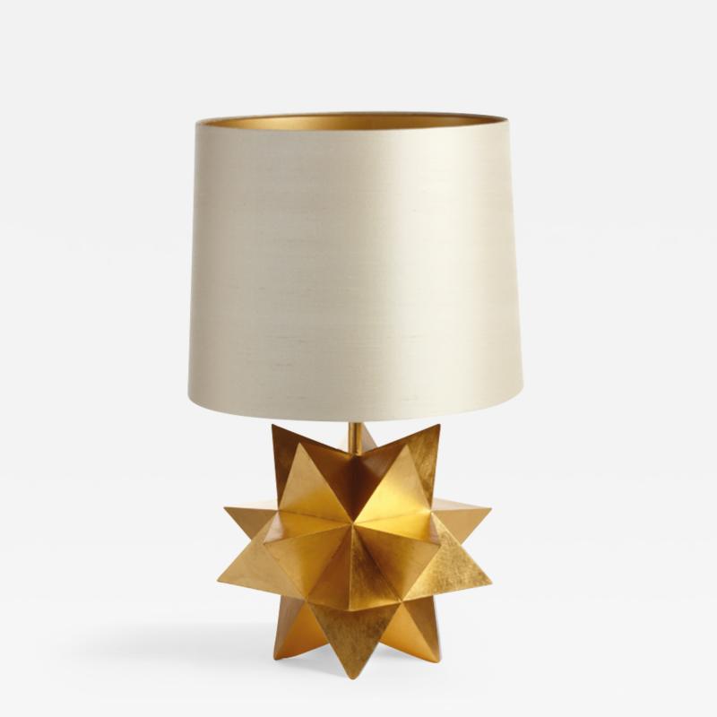 Nicolas Aubagnac STELLA 24k Gold leaf table lamp