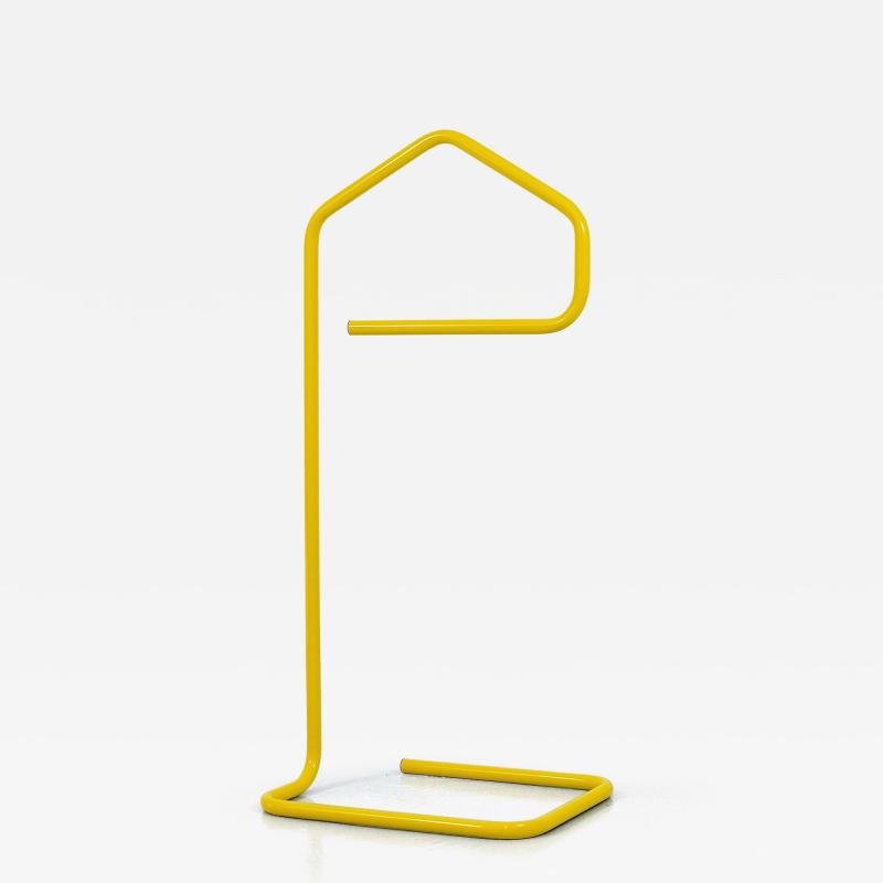 Niels Gammelgaard Niels Gammelgaard Yellow Post Modern Clothing Valet Dressing Stand 1980s