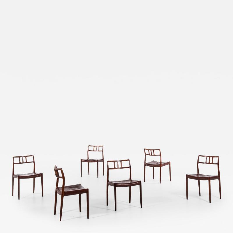 Niels Otto M ller Dining Chairs Model 79 Produced by J L M llers M belfabrik