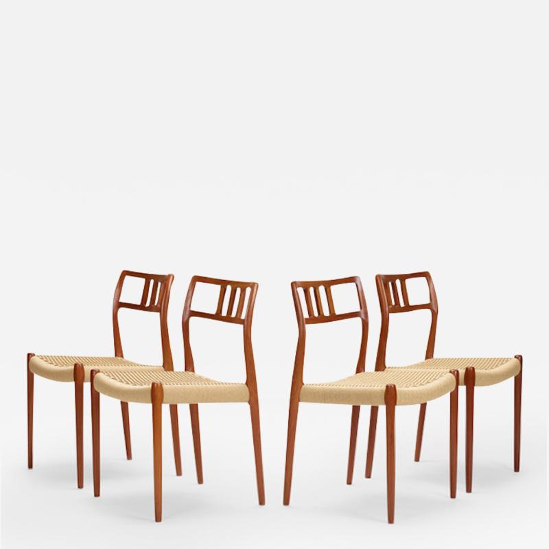 Niels Otto M ller Dining chairs model 79 set of four