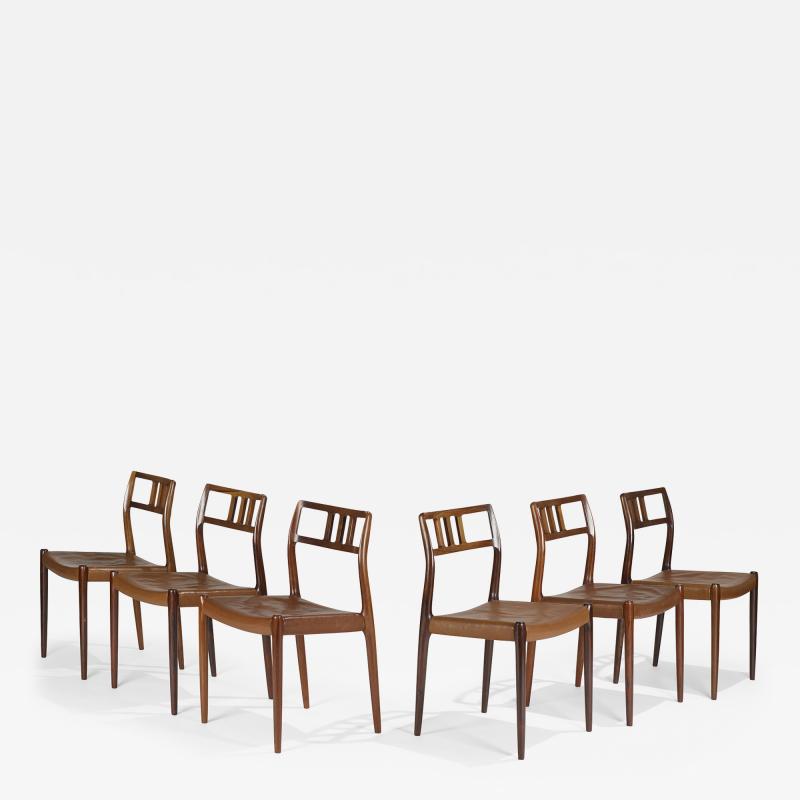 Niels Otto M ller NIELS O M LLER Dining chairs model 79 set of six