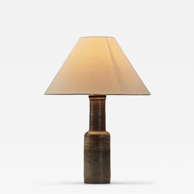 Nils Kahler Glazed Stoneware Table Lamp by Nils K hler Denmark ca 1960s