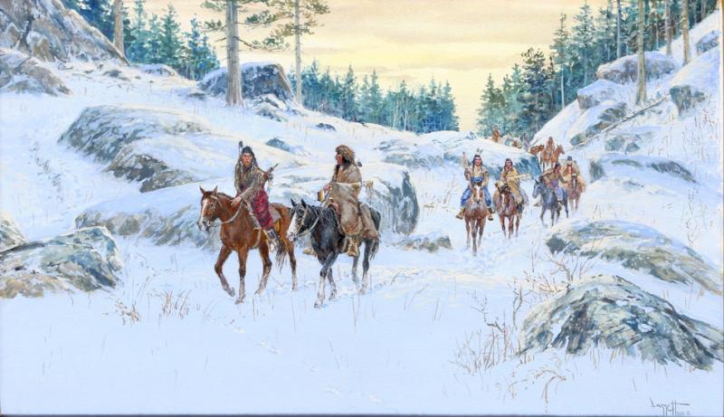 Noel Daggett When Mountains Turn Cold Crow Indians 