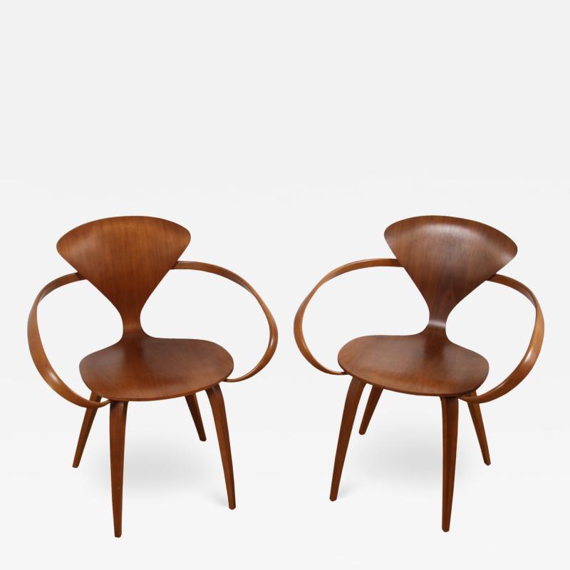 Norman Cherner Pair of Classic Cherner Armchairs